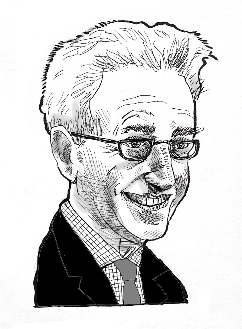 caricature of Jeffrey Gedmin